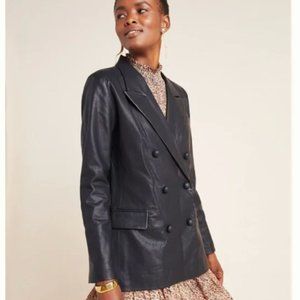 NWT Anthropologie Angela Double-Breasted Blazer - Large L